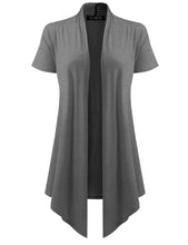 Load image into Gallery viewer, Open Front Short Sleeve Cardigan
