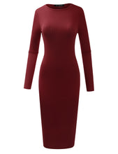 Load image into Gallery viewer, Long Sleeve Bodycon Dress
