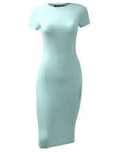 Load image into Gallery viewer, Short Sleeve Bodycon Dress
