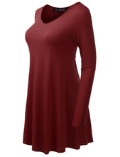Load image into Gallery viewer, Long Sleeve Swing Tunic Top
