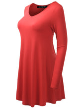 Load image into Gallery viewer, Long Sleeve Swing Tunic Top
