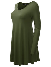 Load image into Gallery viewer, Long Sleeve Swing Tunic Top
