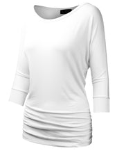Load image into Gallery viewer, 3/4 Dolman Sleeve Blouse Top
